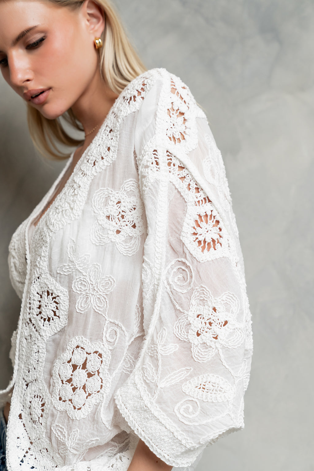 Nicole Crochet Blouse