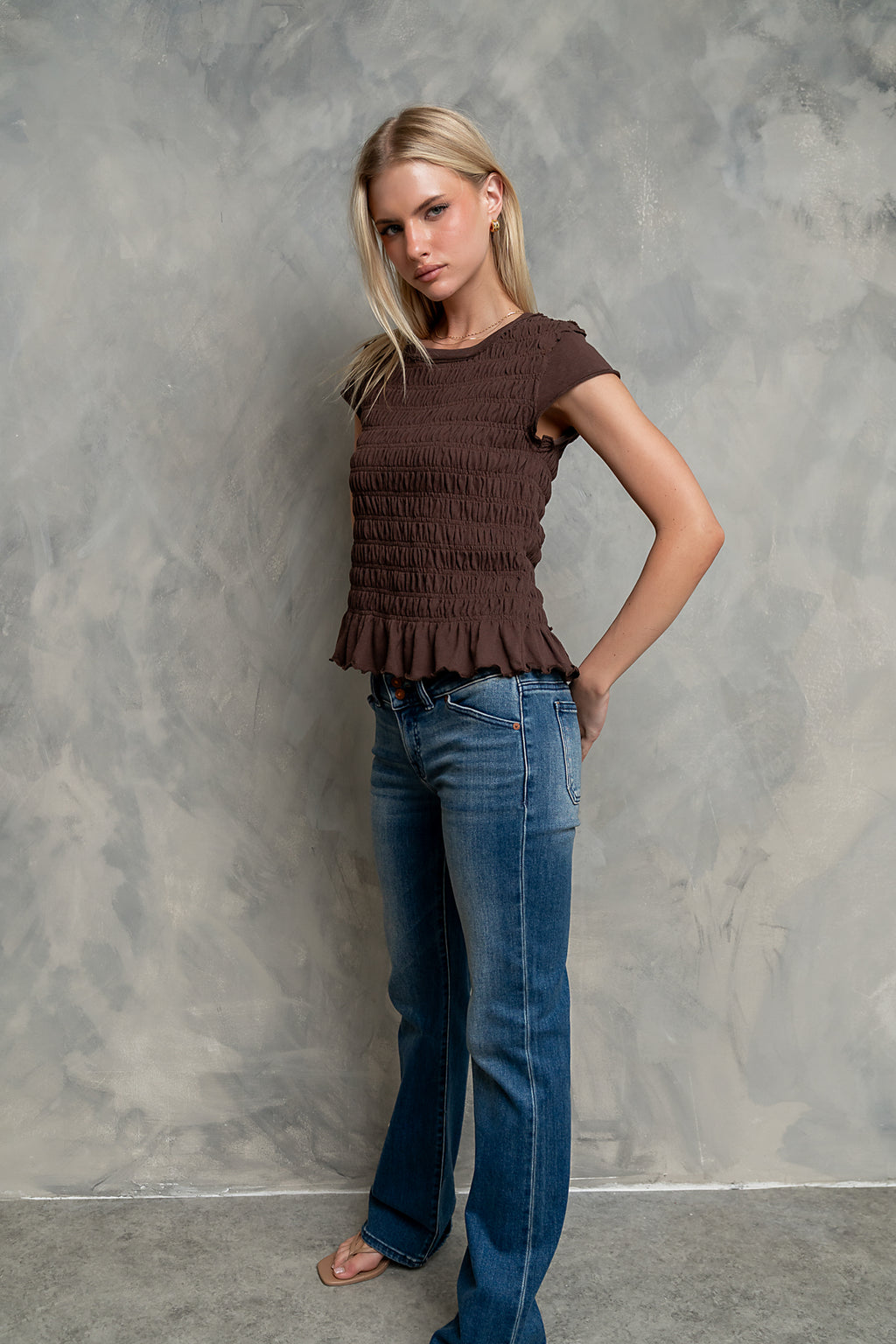 Kolby Low Rise Boot Cut Jeans