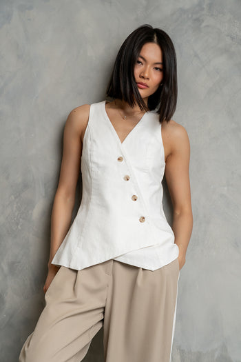 Fern Asymmetrical Vest