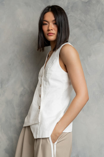 Fern Asymmetrical Vest