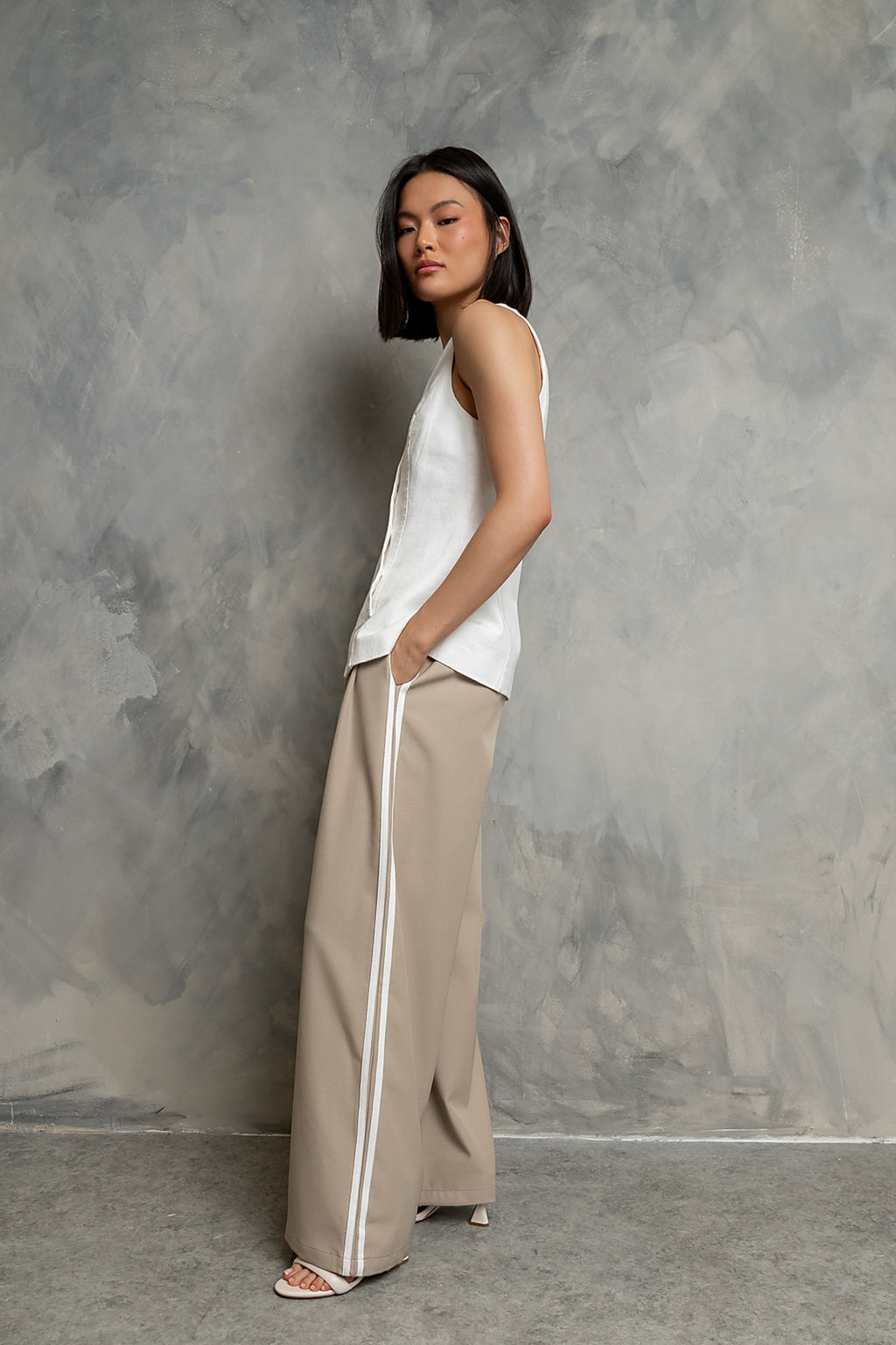 Fern Asymmetrical Vest
