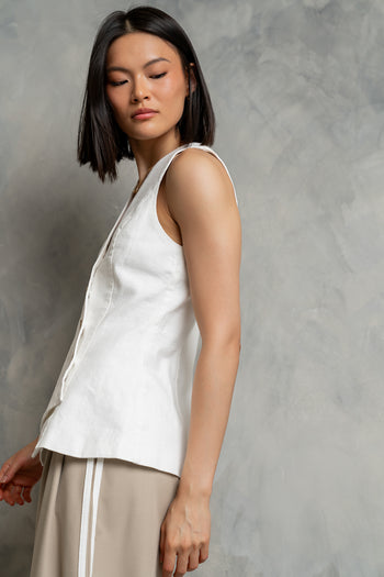 Fern Asymmetrical Vest