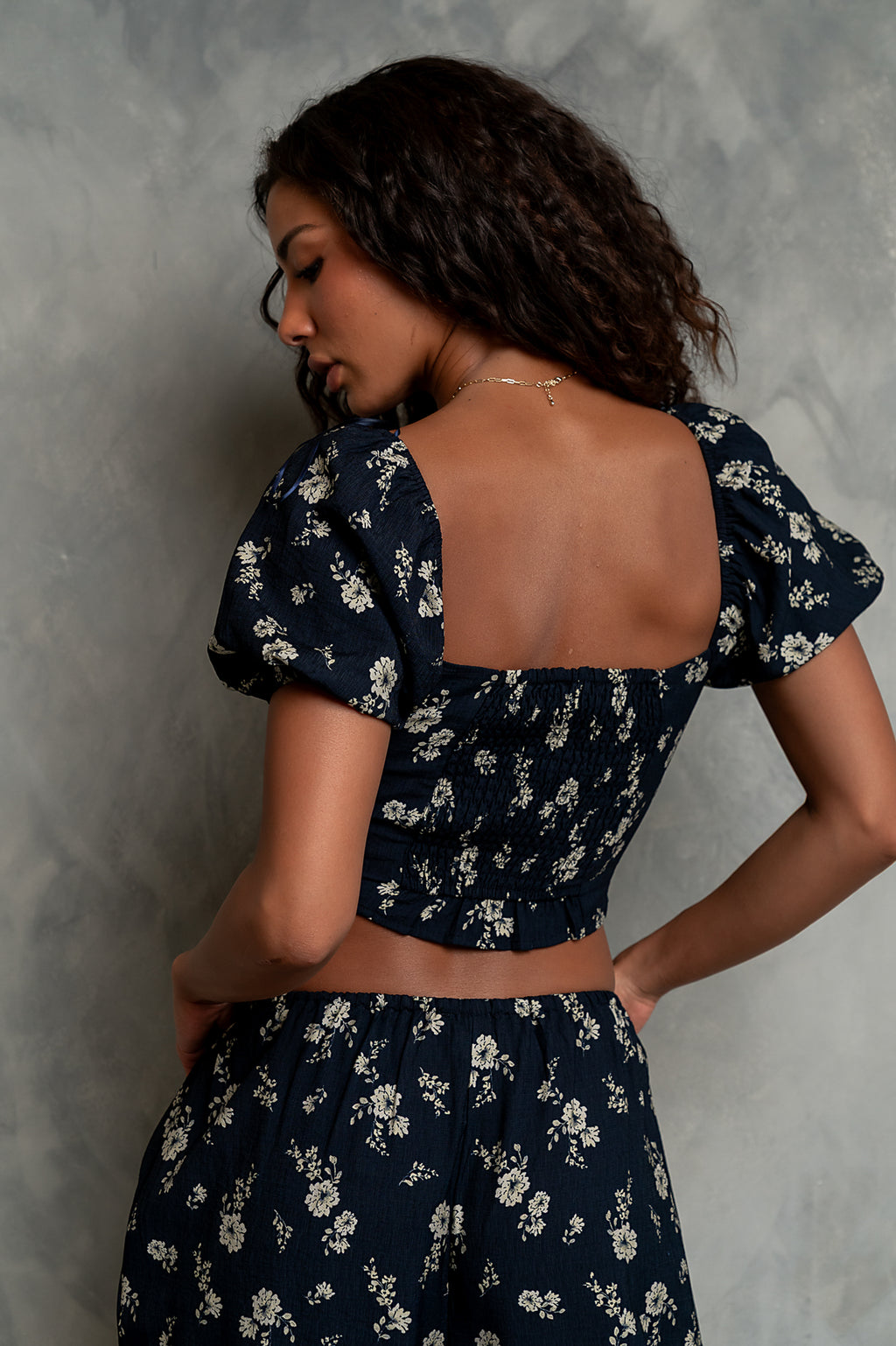 Maile Floral Top