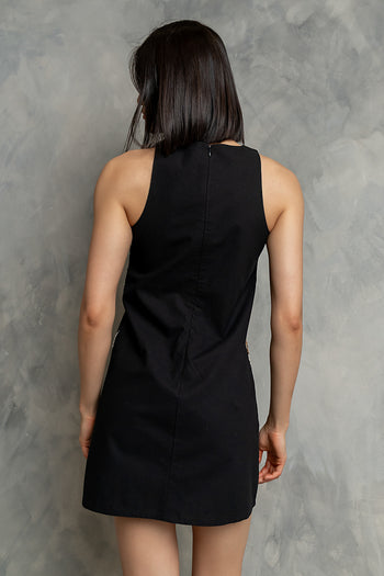 Malia Embroidered Mini Dress