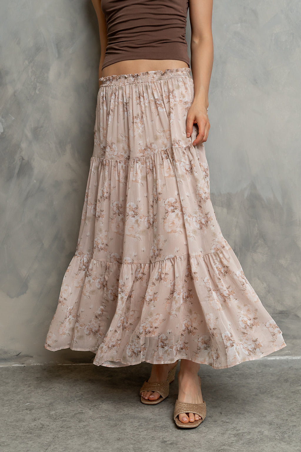 Jelene Floral Maxi Skirt