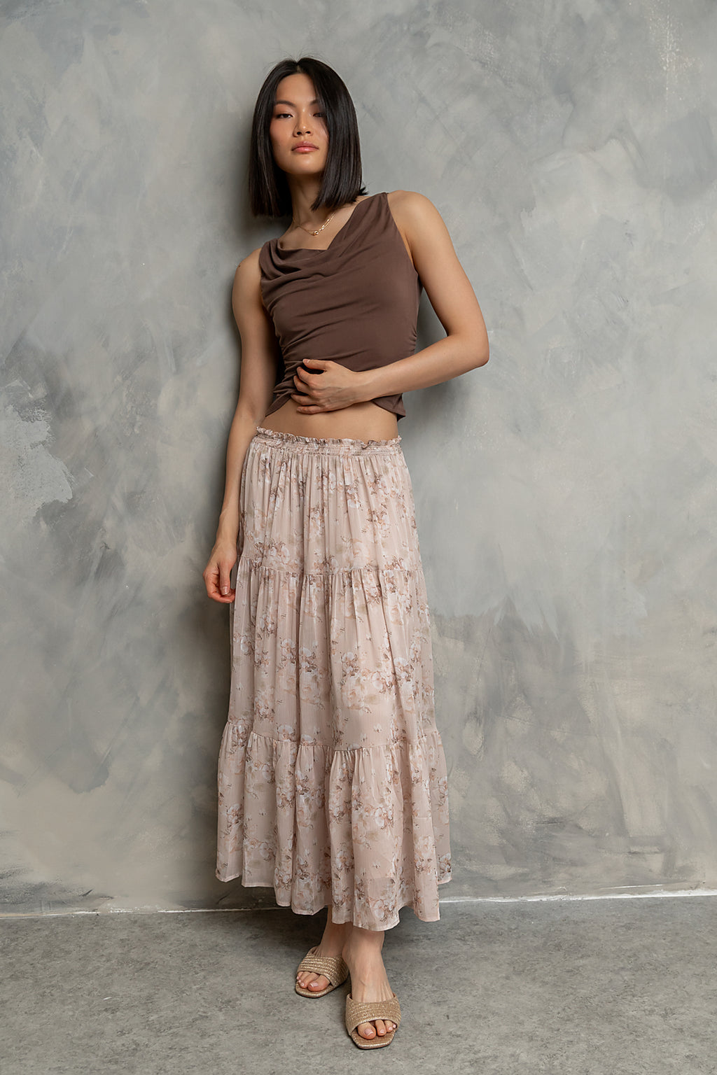 Jelene Floral Maxi Skirt