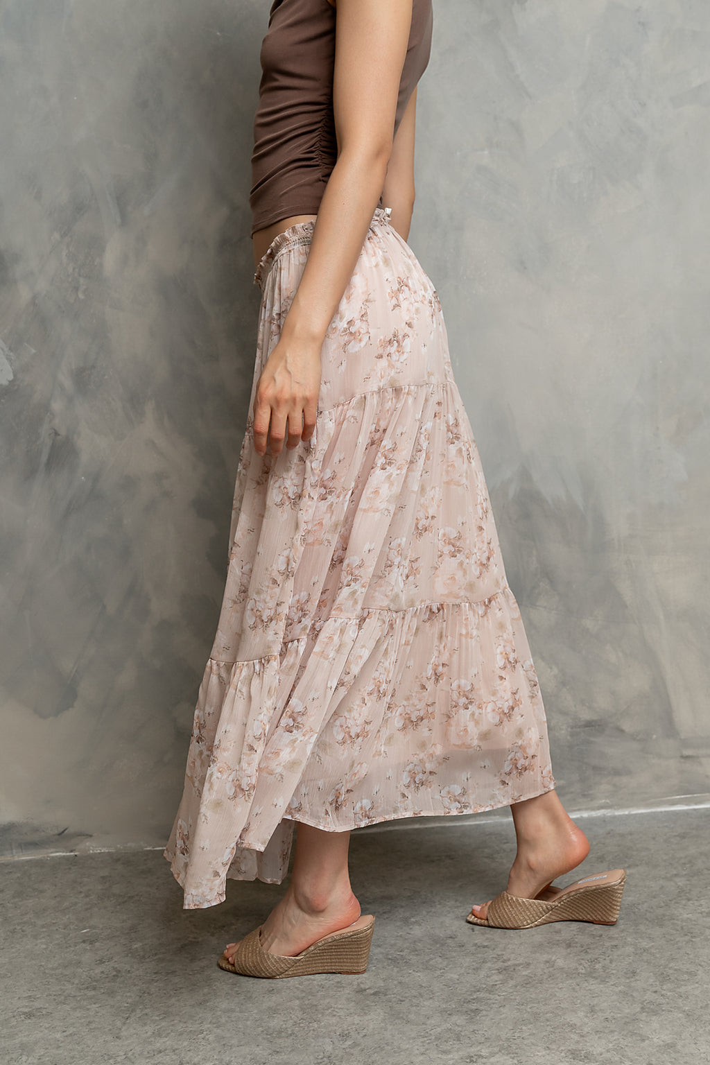 Jelene Floral Maxi Skirt