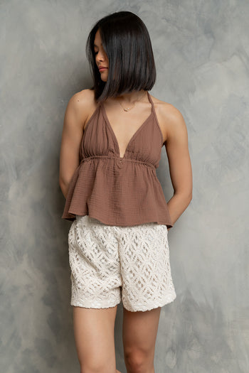Eliza Crochet Shorts
