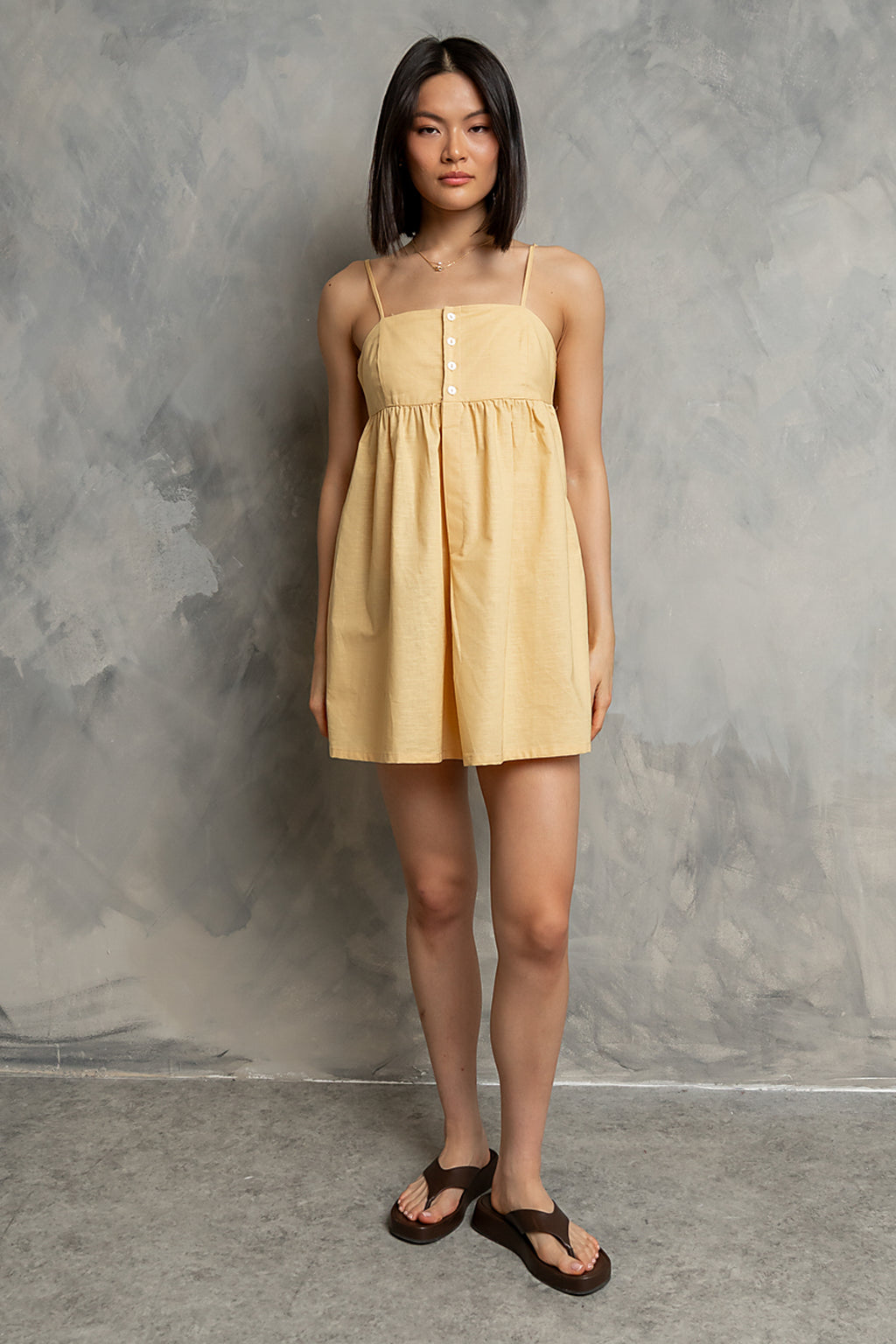 Lowen Mini Dress in Honey