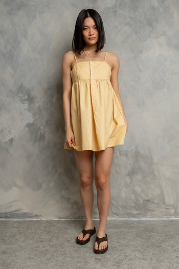 Lowen Mini Dress in Honey