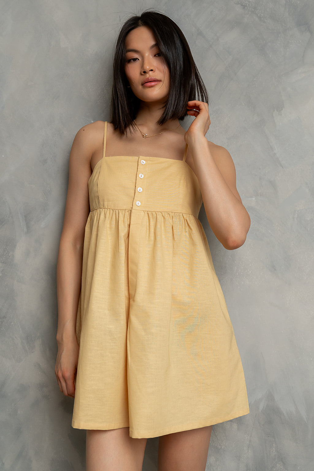 Lowen Mini Dress in Honey