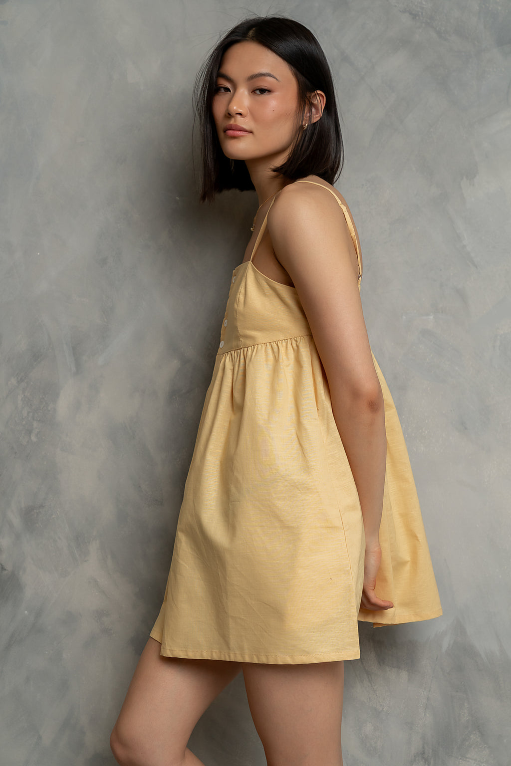 Lowen Mini Dress in Honey
