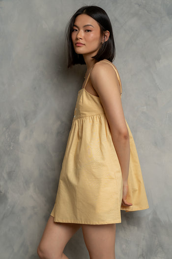 Lowen Mini Dress in Honey