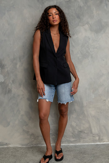 Rayna Vest in Black