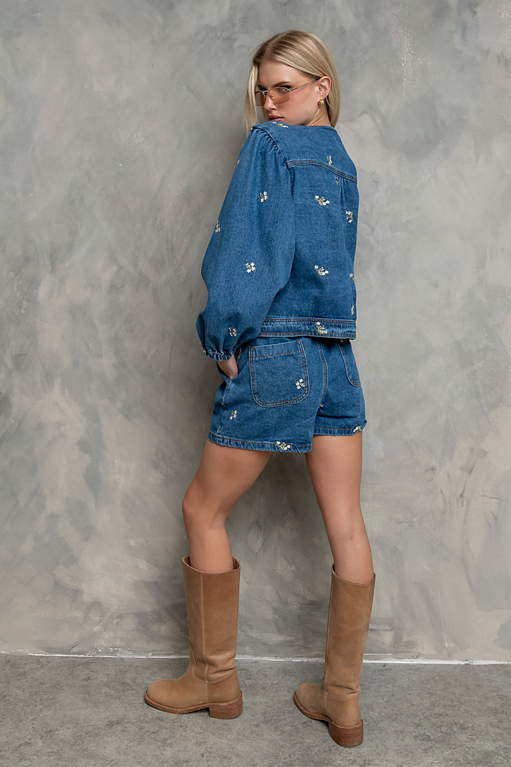 Rachel Embroidered Shorts