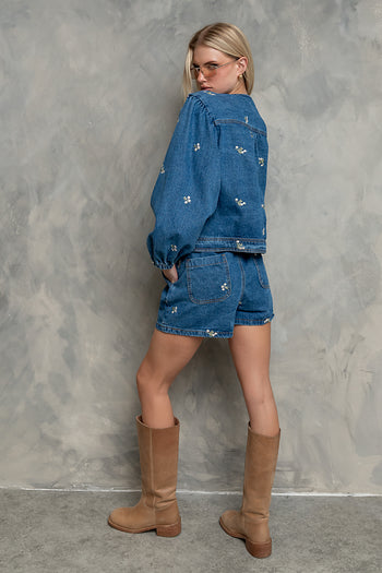 Rachel Embroidered Shorts