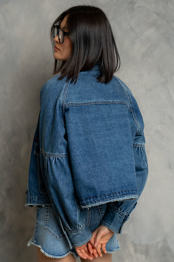 Sasha Denim Jacket in Medium Wash