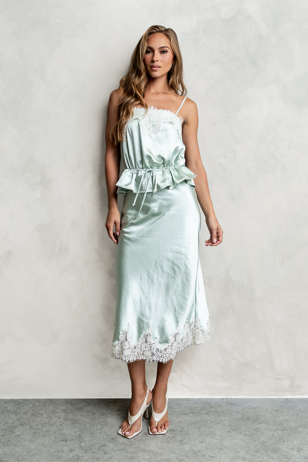 Saige Satin Tank Top