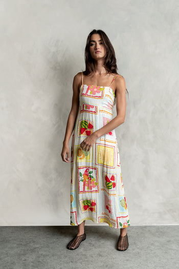 Nadine Abstract Midi Dress
