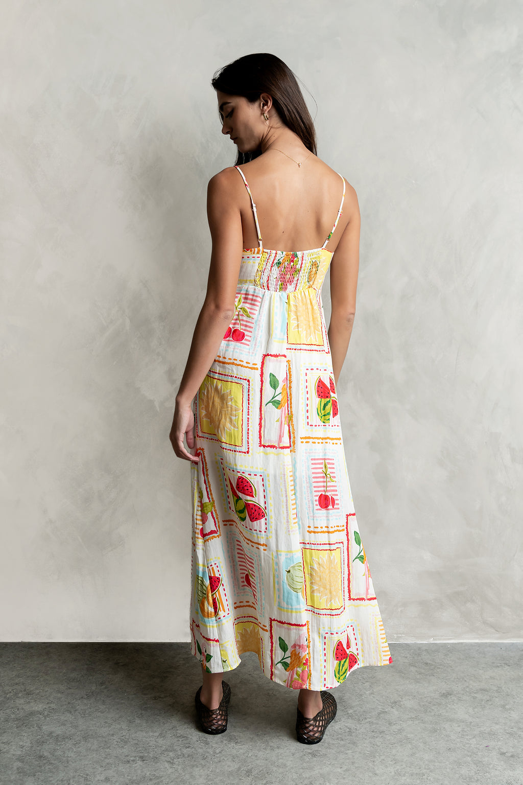 Nadine Abstract Midi Dress