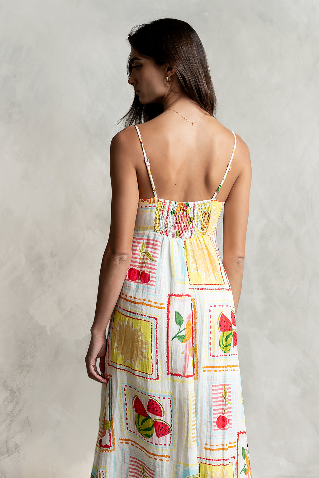 Nadine Abstract Midi Dress