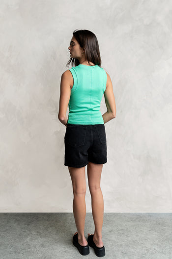 Ruby Tank in Green - FINAL SALE
