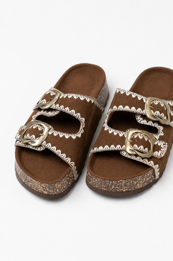 Keya Double Buckle Sandal