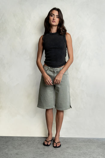 Riley Denim Bermuda Shorts