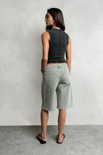 Riley Denim Bermuda Shorts