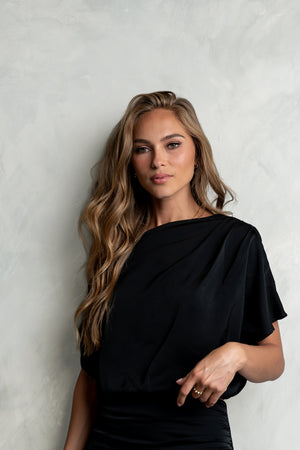 Yani Bubble Top in Black