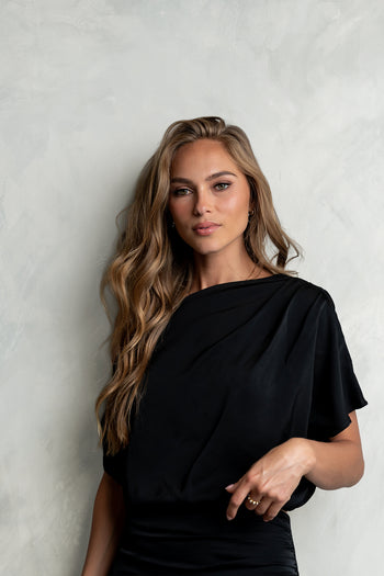Yani Bubble Top in Black