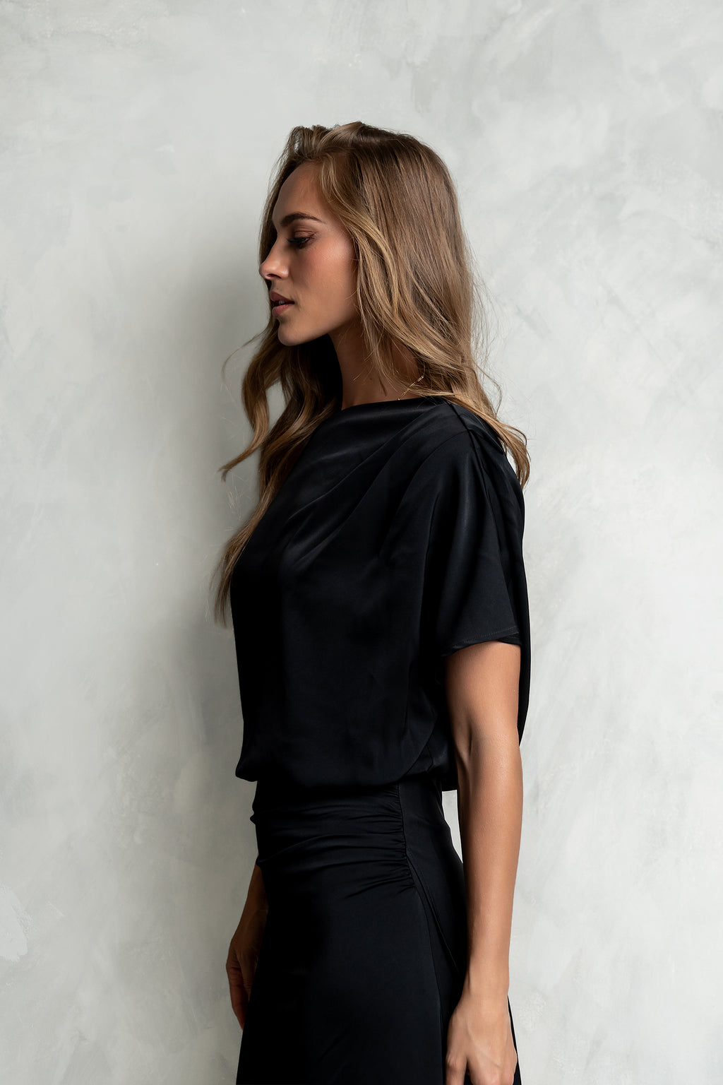 Yani Bubble Top in Black