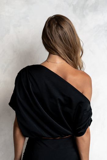 Yani Bubble Top in Black