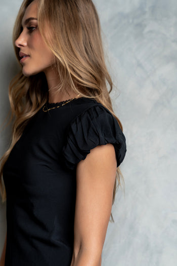 Arianna Mini Dress in Black