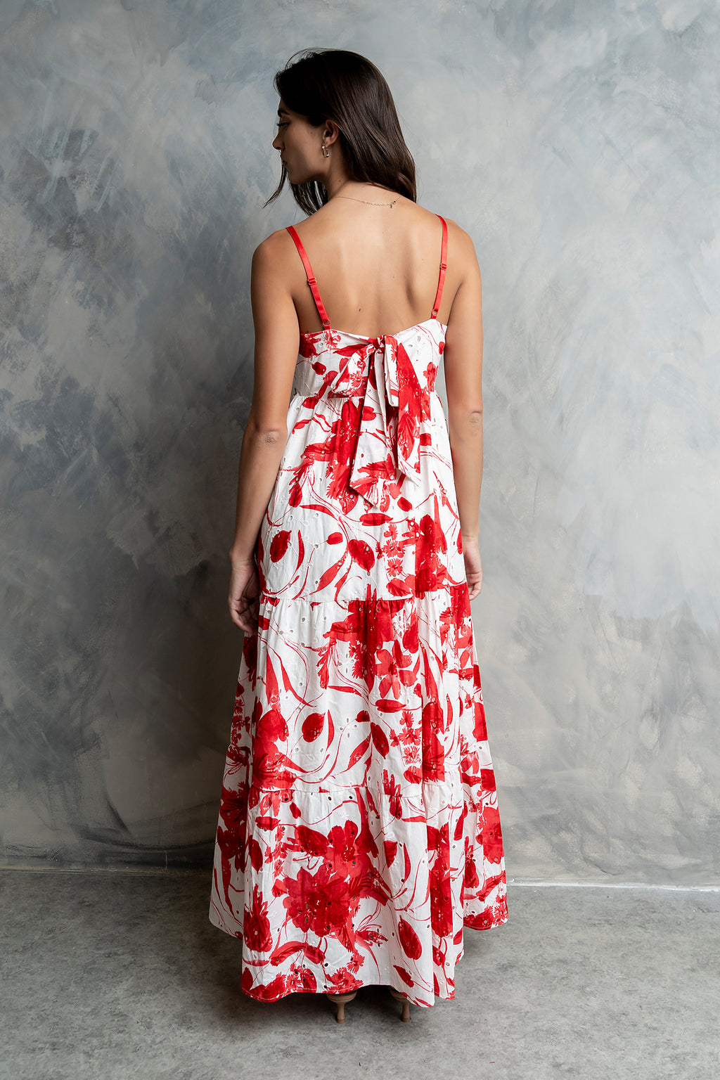 Annika Embroidered Maxi Dress