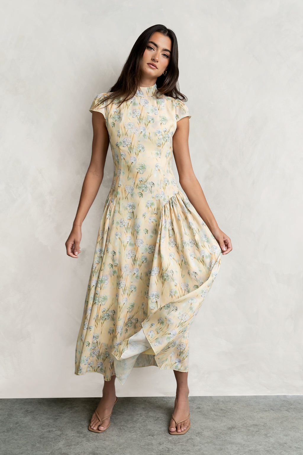 Marlee Maxi Dress in Yellow