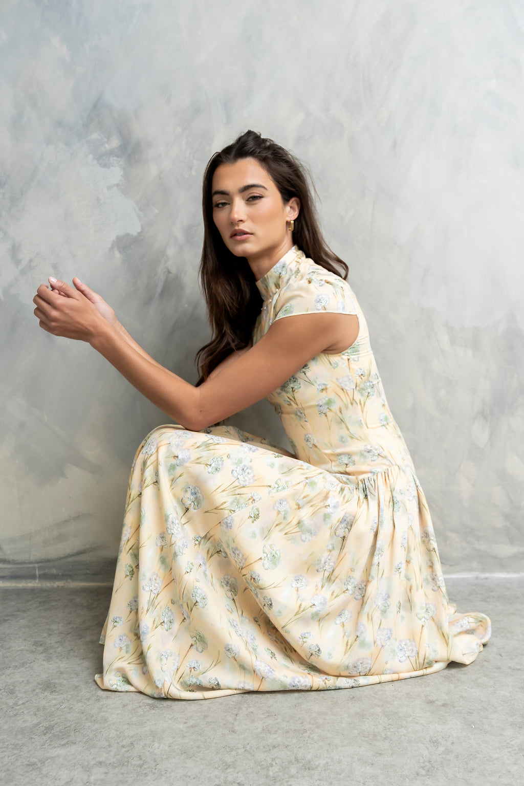 Marlee Maxi Dress in Yellow