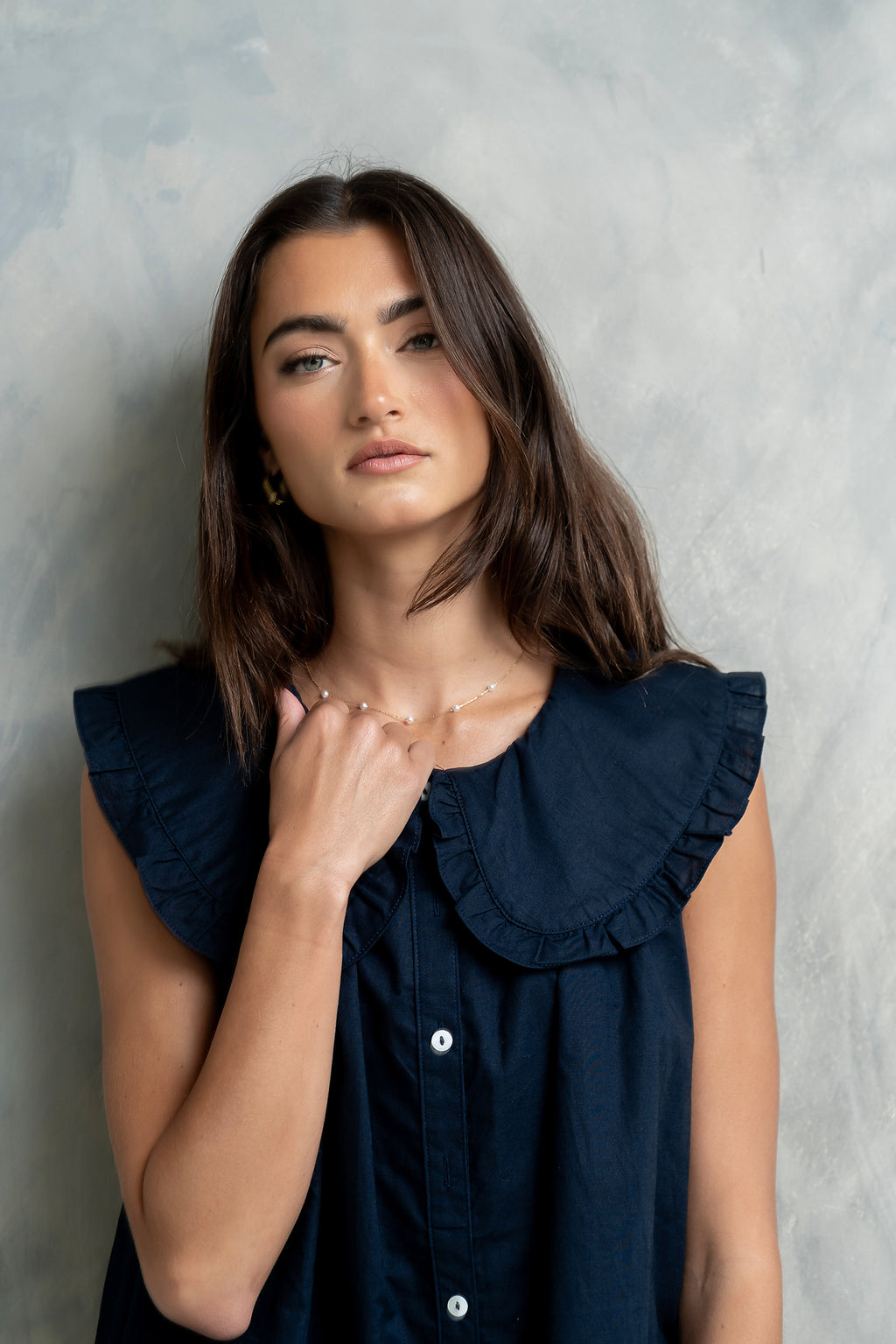 Beatrice Mini Dress in Midnight