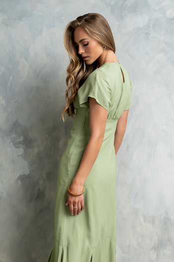 Malia Maxi Dress in Sage