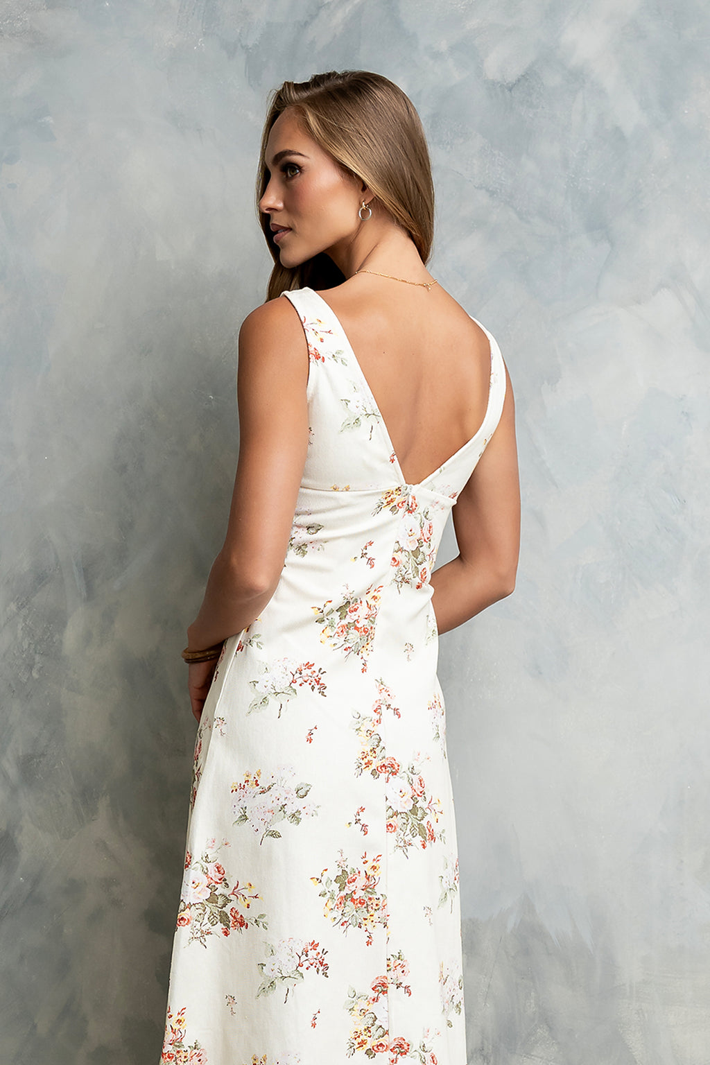 Jaylen Floral Midi Dress