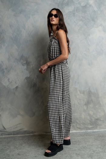 Trina Gingham Jumpsuit