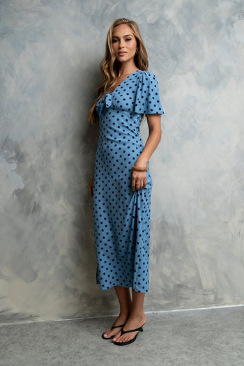 Tate Polka Dot Midi Dress