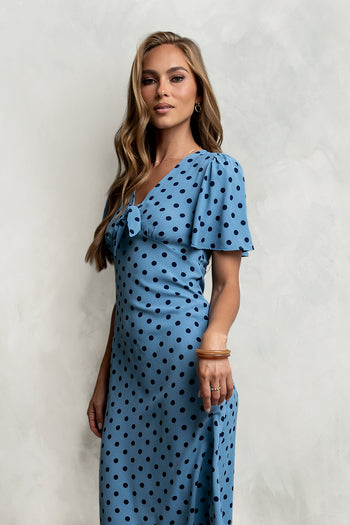 Tate Polka Dot Midi Dress