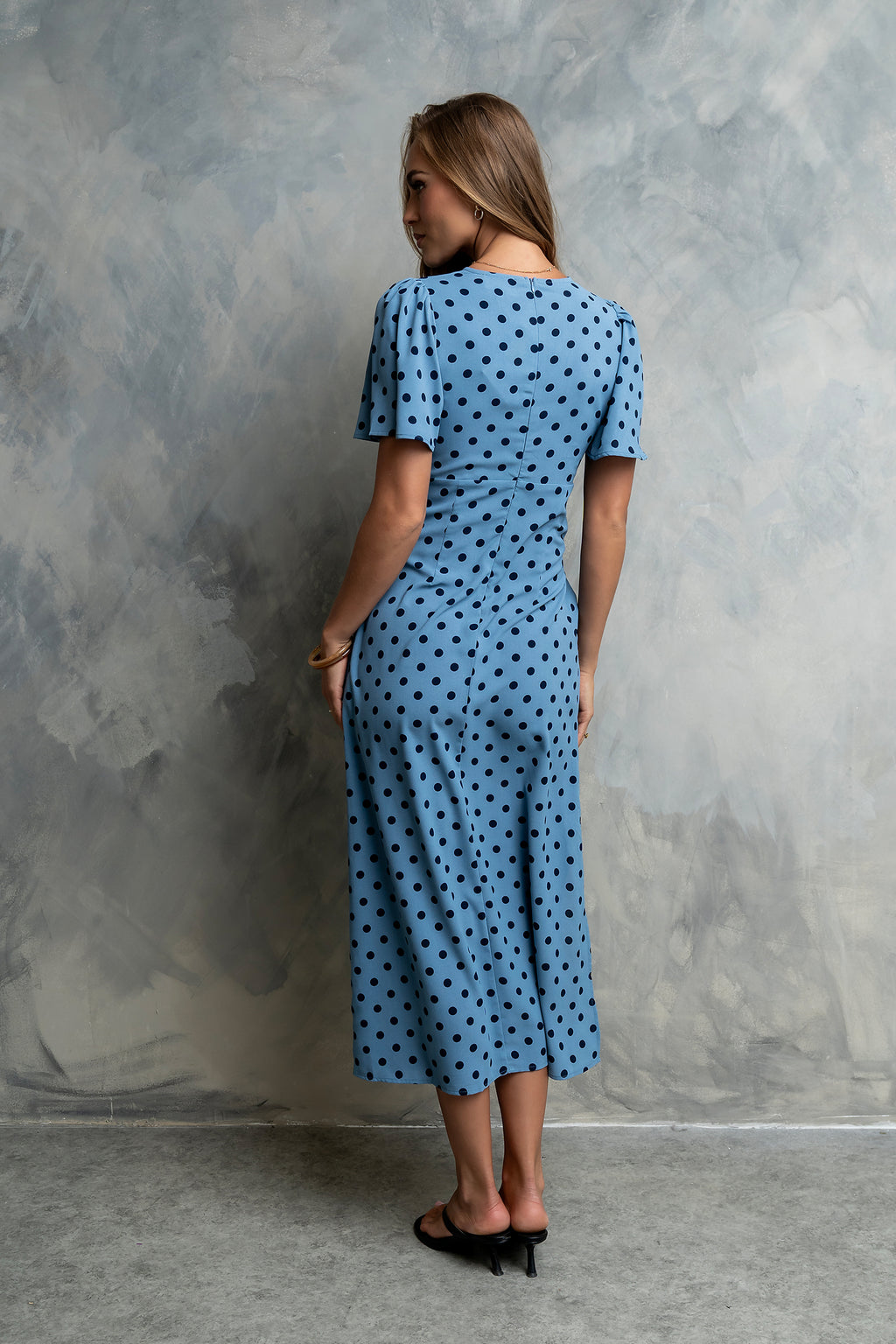 Tate Polka Dot Midi Dress