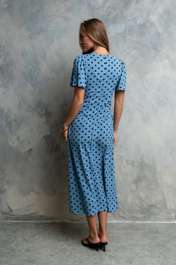 Tate Polka Dot Midi Dress