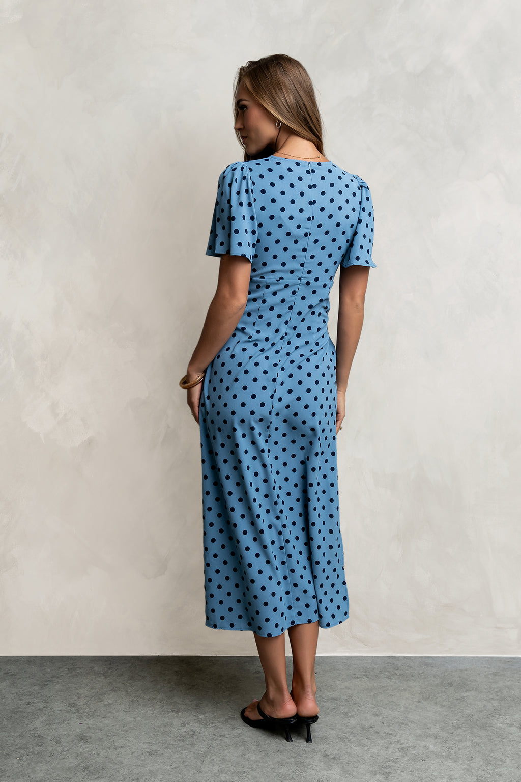 Tate Polka Dot Midi Dress
