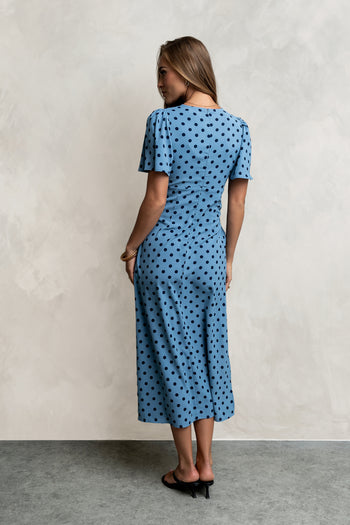 Tate Polka Dot Midi Dress