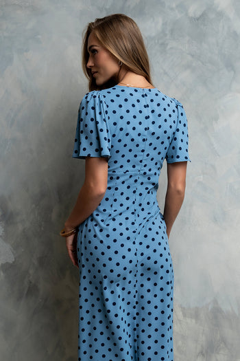 Tate Polka Dot Midi Dress