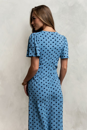 Tate Polka Dot Midi Dress