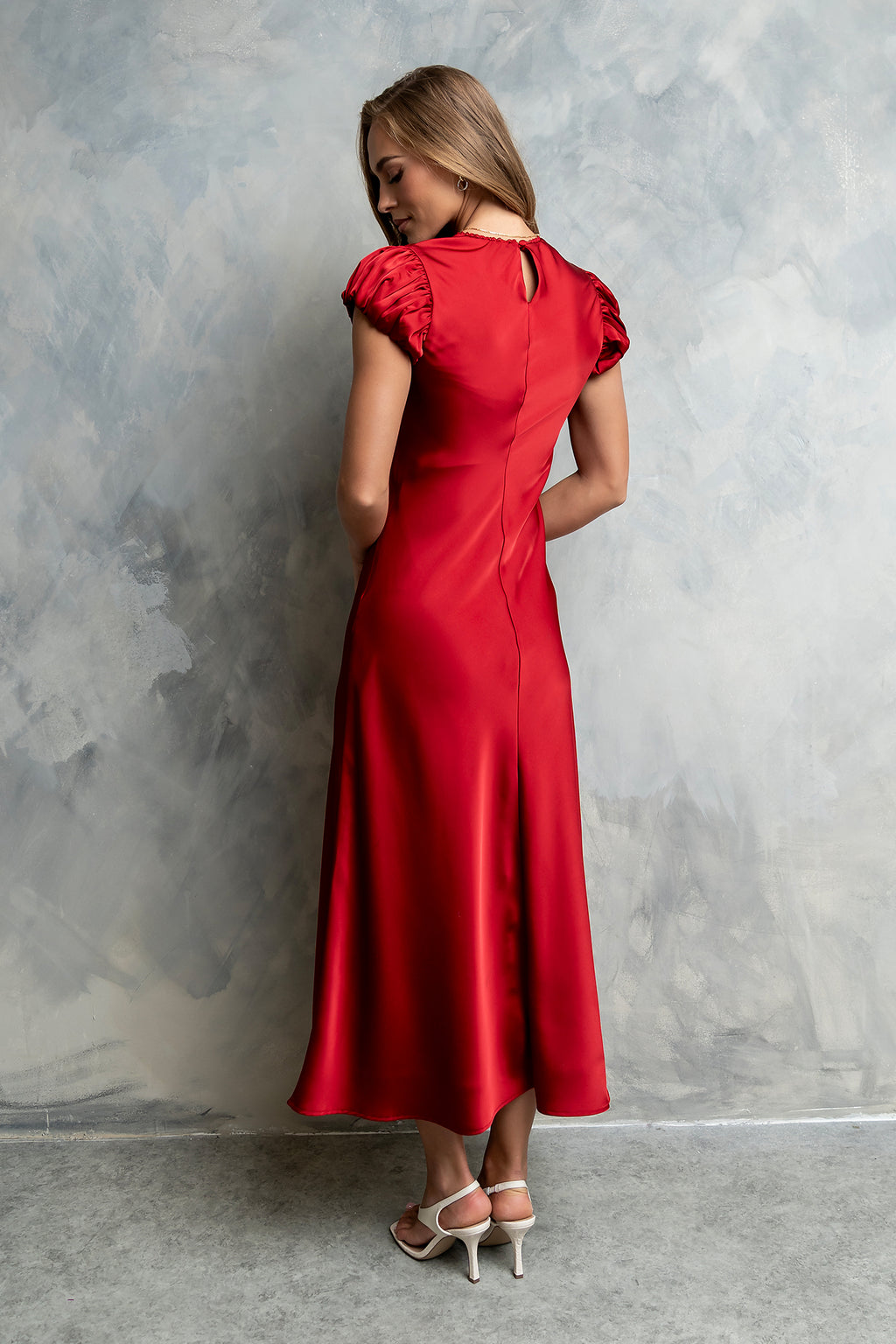PREORDER - Ellianna Maxi Dress in Red